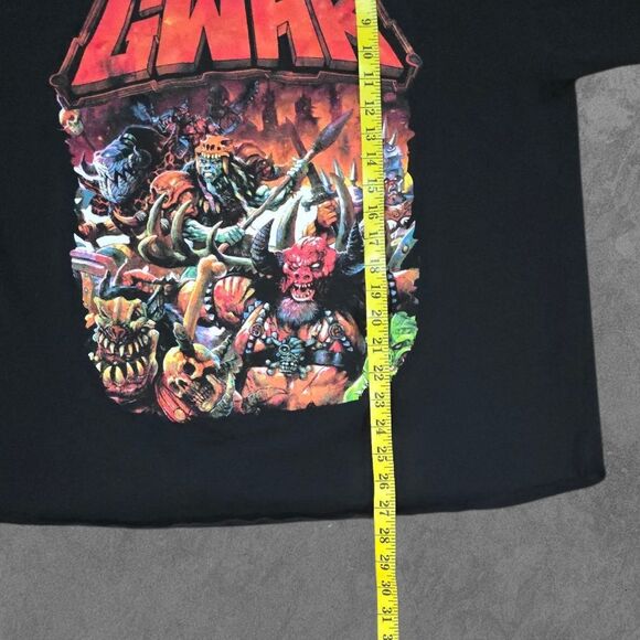 GWAR 2022 Tour Concert Shirt XXL Metal TEE Black Death Rager - Picture 5 of 7